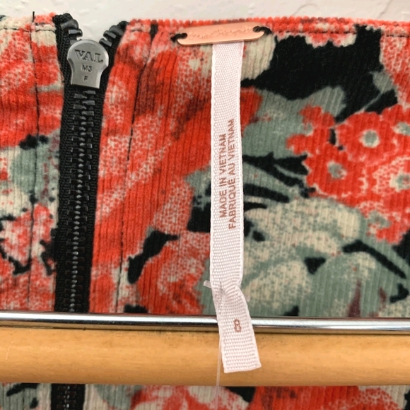 Free People Kapowski Puff Sleeves Mini Dress 8 - Picture 5 of 8